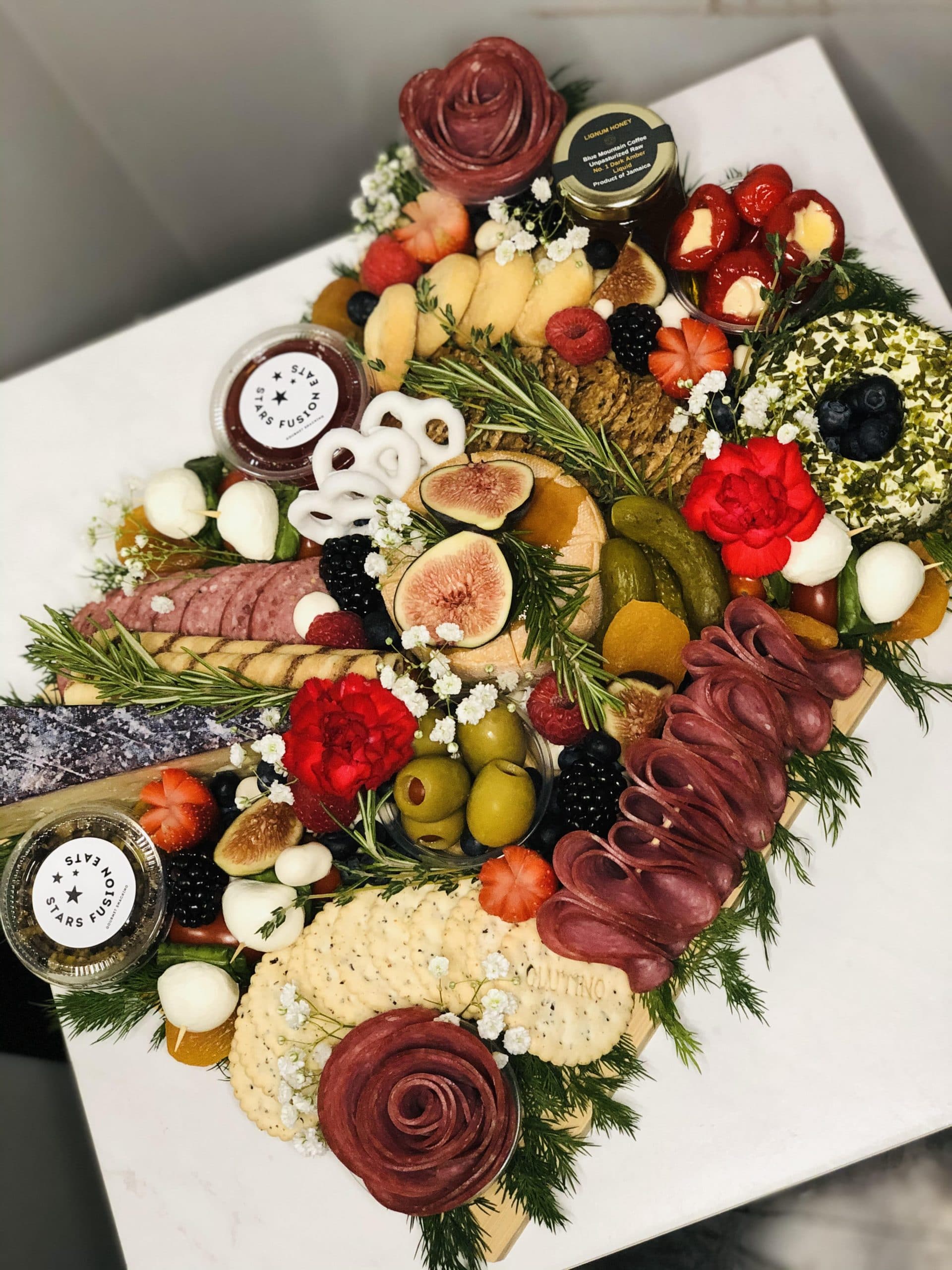 Large Charcuterie Board Stars Fusion Eats 2021 scaled