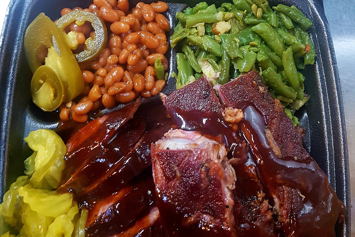 a bbq plate from Roco's