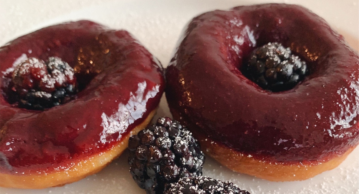 Vegan Blackberry Donut Recipe