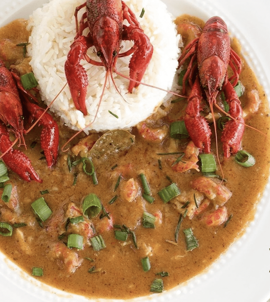 Crawfish etoufee from Your Favorite Creole Kitchen new Houston restaurant