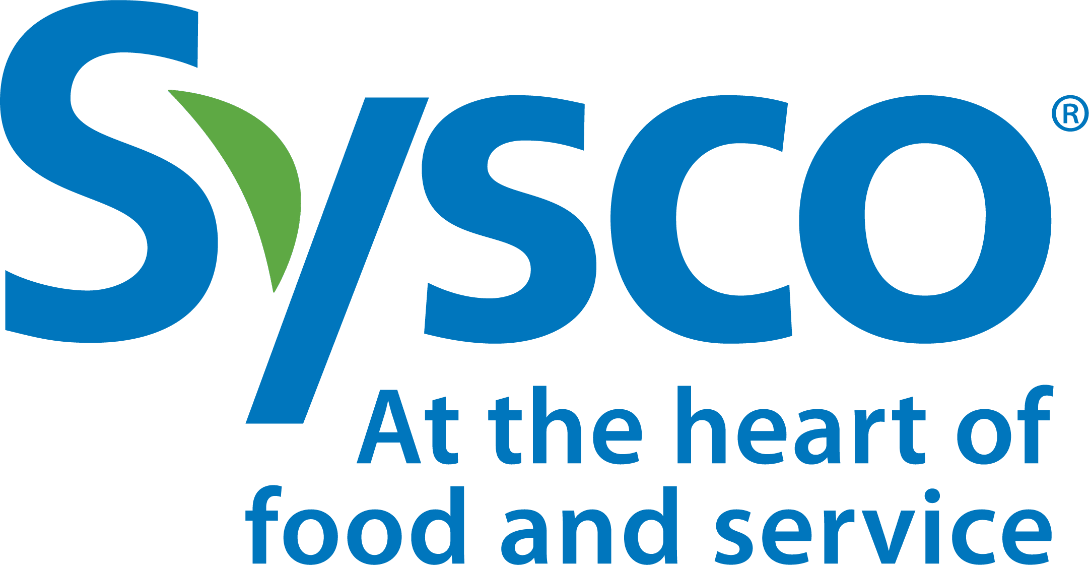 Sysco Logo At the heart Stacked Color