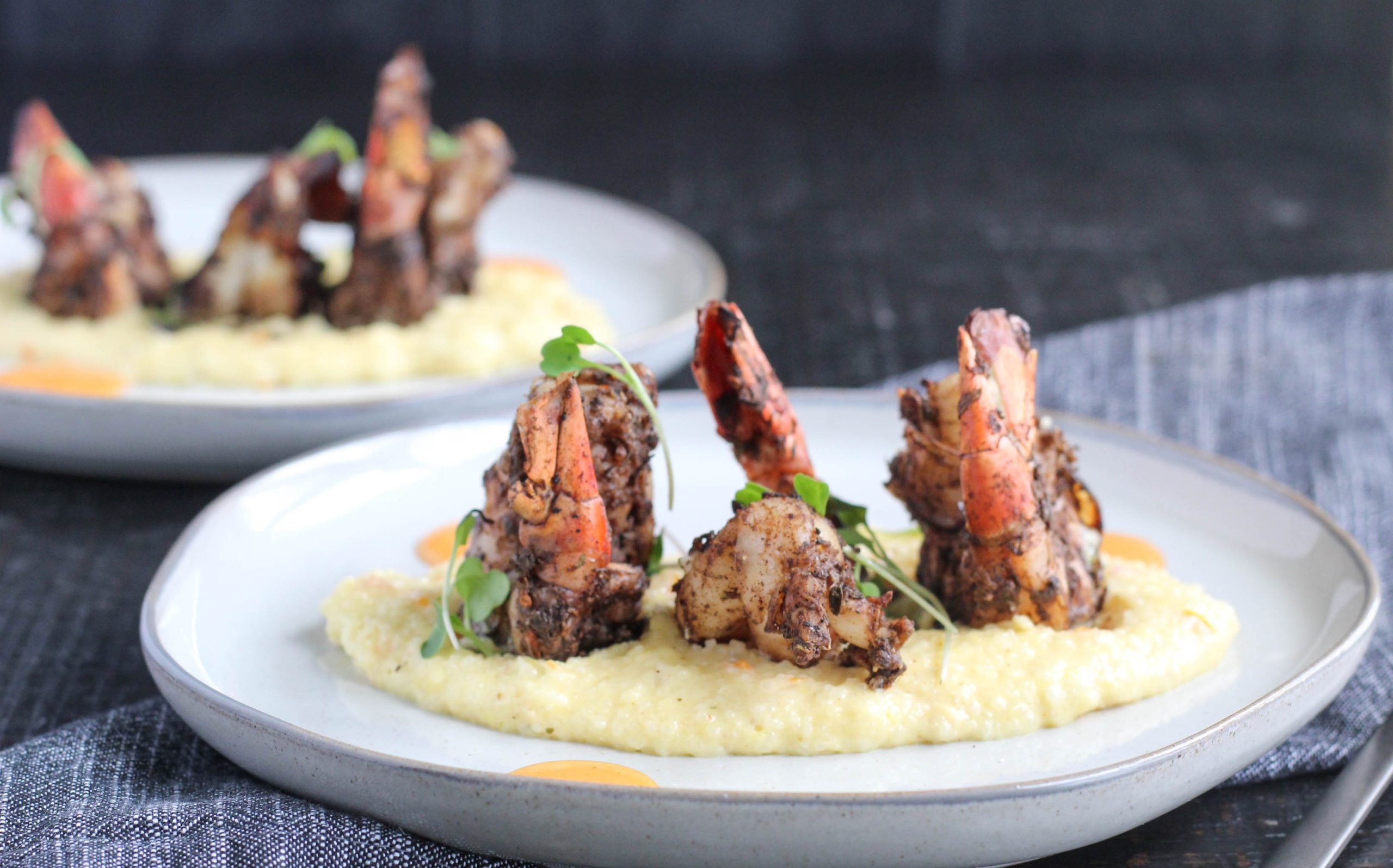 Jerk Shrimp and Grits scaled
