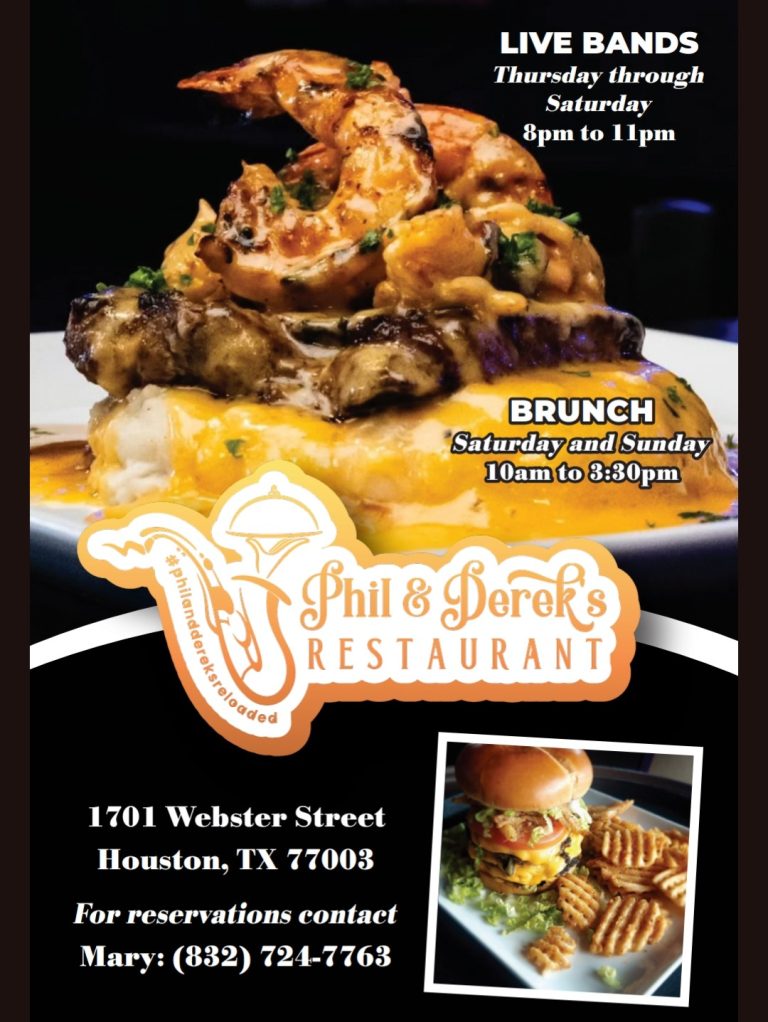 Phil and Derek’s Restaurant features Creole & Cajun cuisine in Houston